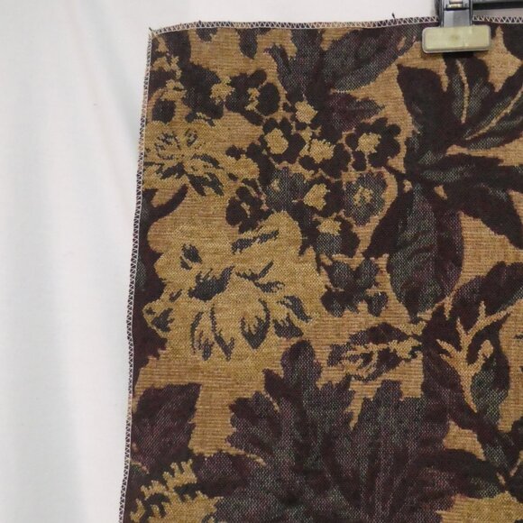 Source Unknown | 27 x 27 inches | Floral Tapestry Accent Piece - Picture 12 of 16